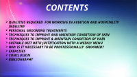 Page 3: Grooming presentation